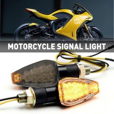 2x Yellow Motorcycle Turn Signal Blinker Indicator Light For AUXITO AUXITO UK