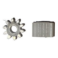 2 Nylon Pinion Gears 10 Teeth