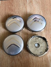 4x Citroen Car Wheel Centre Cap Hub Center Caps 60mm 6.0cm Silver / Chrome UK