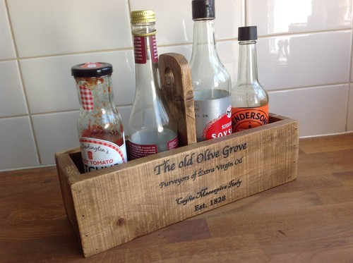 Condiments sauce bottle holder - bottle,
