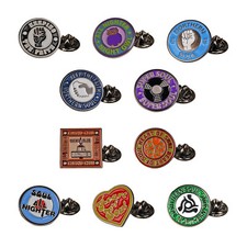 Northern Soul Badges. Metal