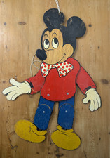Vintage Wooden Mickey Mouse