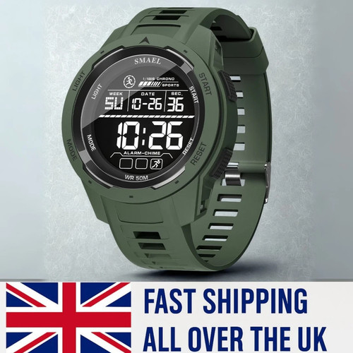 Smael mens military watch - military,