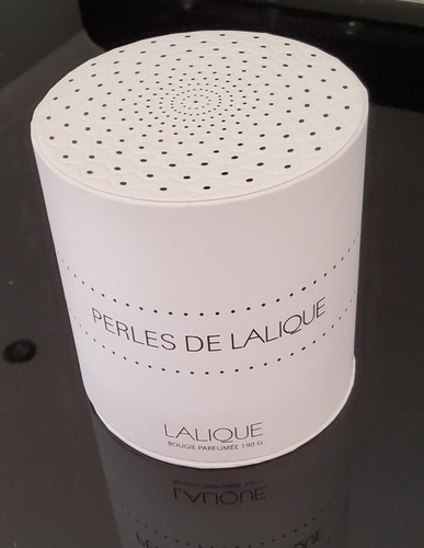 Lalique empty white cardboard