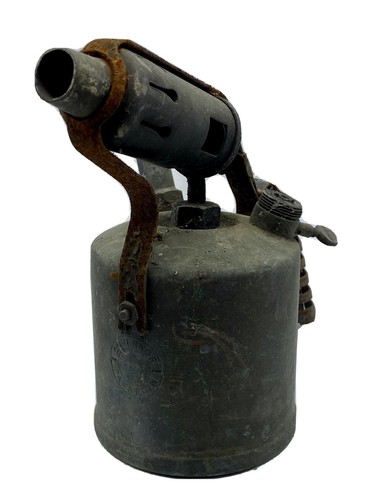 Vintage brass blow lamp torch - blow,