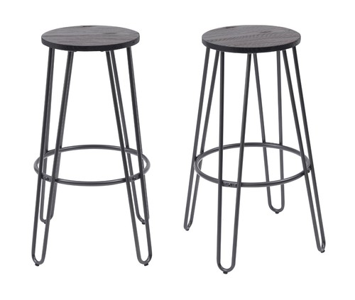 Bar stools set industrial - 2,