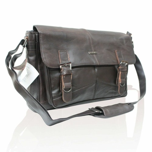Mens real leather briefcase - real,