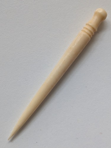 Vintage bone sewing awl - vintage,