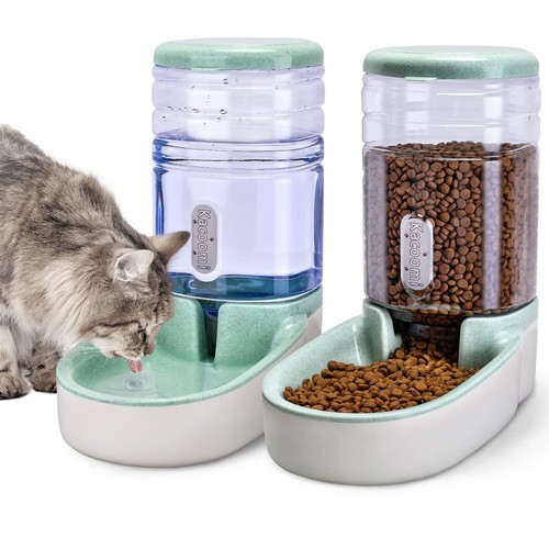 Automatic dog cat feeder and - dog,