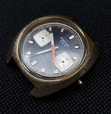 PONTIAC Jumping Chronograph CASE DIAL HANDS only Valjoux 7733 Vintage Swiss