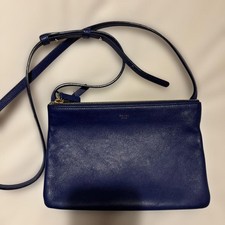 CELINE Trio Small Handbag Blue