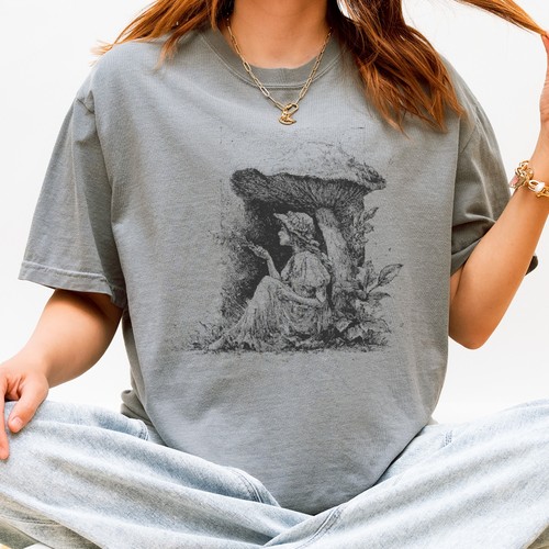 Enchanted mushroom woman - enchanted,