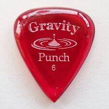 Gravity Punch XL Guitar Picks Plectrums 1.1mm - 6mm In Red or Blue