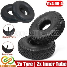2x Tyre 11x4.00-4 4 Ply / 2x