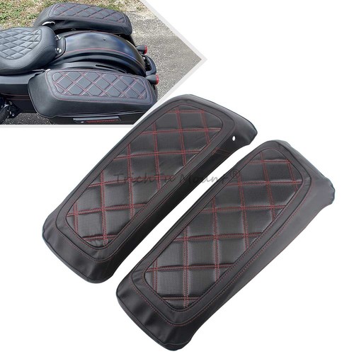 Red stitching leather - stitching, hard
