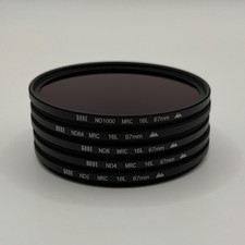 Gobe ND Filter Set 67mm- ND2, ND4, ND8, ND64 & ND1000