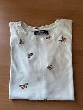 Bershka Butterfly Top Size XS Mint Green