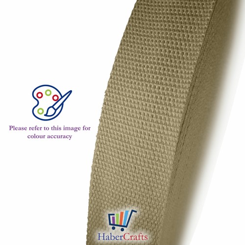 Light brown natural jute - brown/natural, 25mm