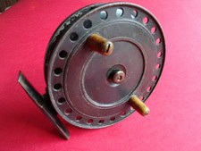 UNUSUAL SCARCE SHEFFIELD PATTERN NAMED HOMER FLICK-EM  4 1/8" CENTREPIN REEL