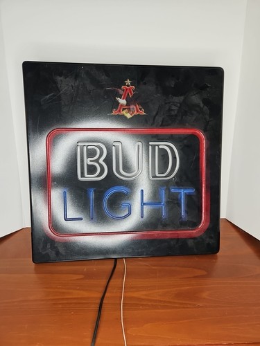 Vintage 1982 bud light lighted - 1982,