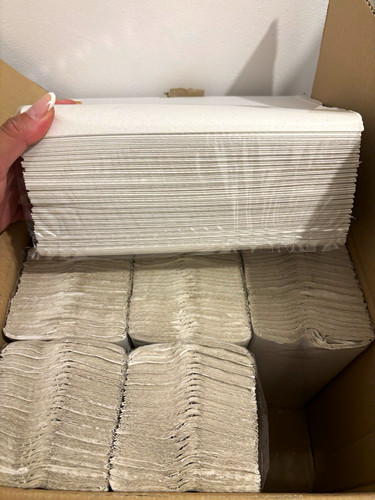 Recycled brown paper towels - recycled,
