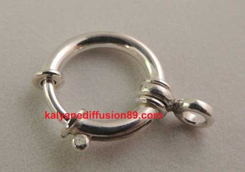 Silver spring clasp - clasp, pocket