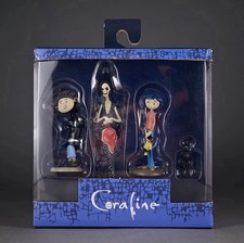 Coraline "Best of" PVC Mini-Figure Set of 4 Coraline, Cat, Wybie, Other Mother