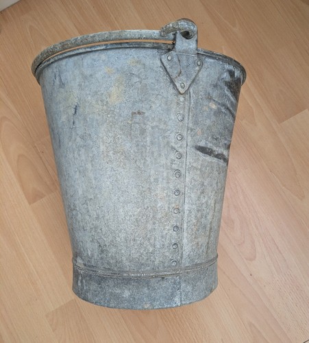 Vintage galvanised water tight - galvanised,
