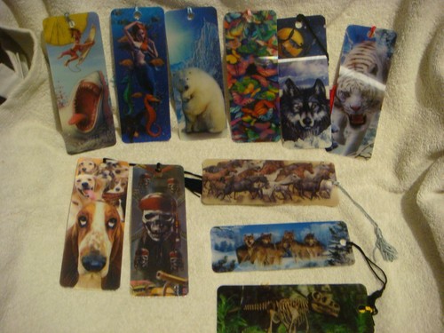 Hologram book marks 11 - 3d,