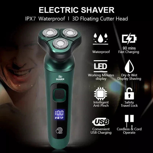 Mens electric shaver razor wet - shaver,