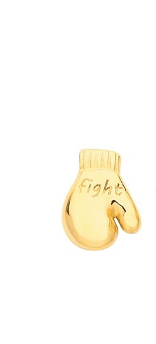 Boxing glove earring 9ct gold - earring,