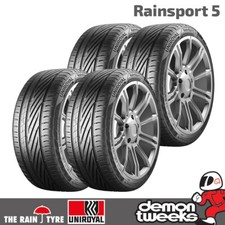 4 x Uniroyal RainSport 5 Performance Road Tyres - 225 40 18 92Y Extra Load XL