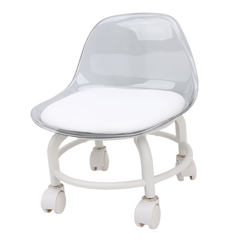 Low rolling stool with - rolling,