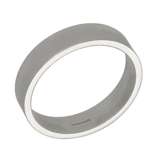 Platinum 5mm heavy flat - platinum,