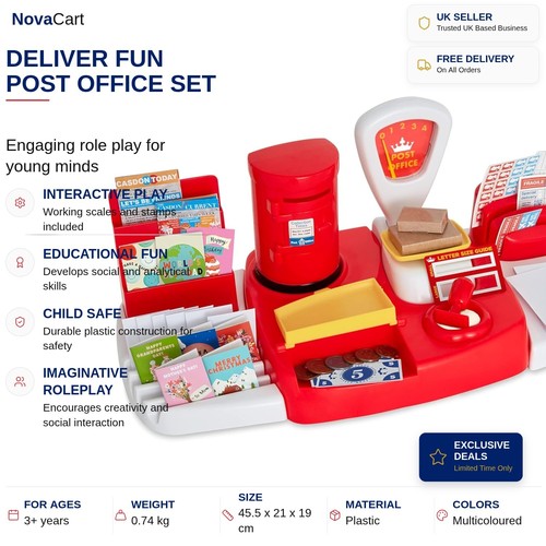Play post office set - play,