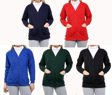 GIRLS Button Cardigan Fleece
