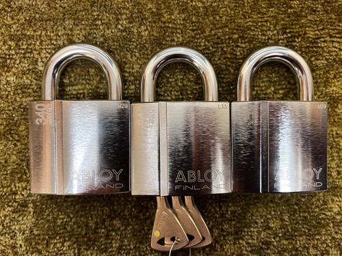 Abloy 340 keyed - 3x,
