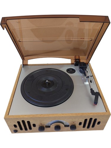 Vintage record player - record,