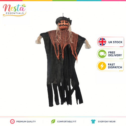 Hanging pumpkin scarecrow - hanging,