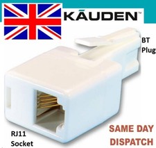 RJ11 Socket to BT UK Plug
