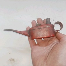 Vintage small tin oil can /