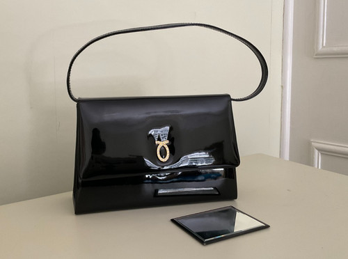 Launer london luxury patent - launer,