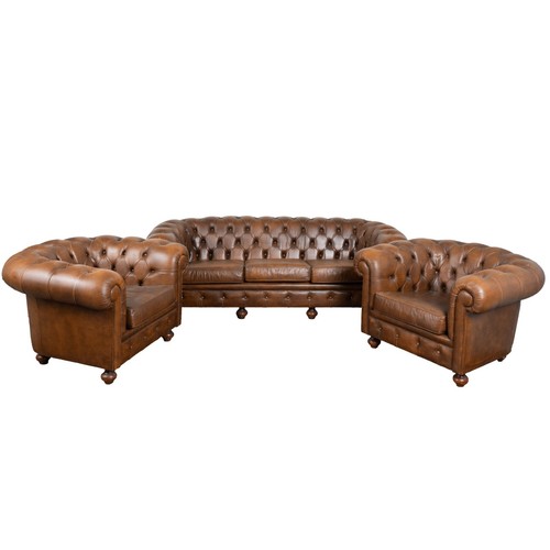 20th brown leather - c.,