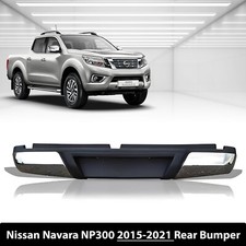 REAR NEW CHROME TAIL BUMPER WITH BRACKETS FOR NISSAN NAVARA NP300 2015-2021