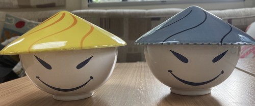 Pylones paris ceramic bowls - 2x,