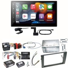 Pioneer SPH-DA360DAB CarPlay Android Auto Installation Kit for Audi A4 B6 B7 Seat Exeo
