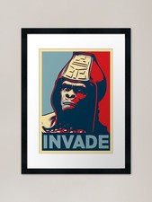 URSUS INVADE Framed Art Print