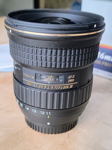 Tokina pro 16mm f - 11-16mm, f/2.8