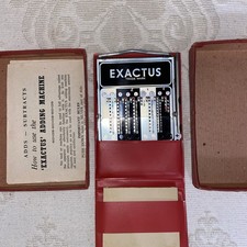 EXACTUS ADDING MACHINE 1950s