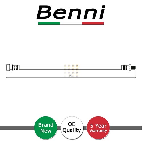 Brake hose front benni fits - hose,